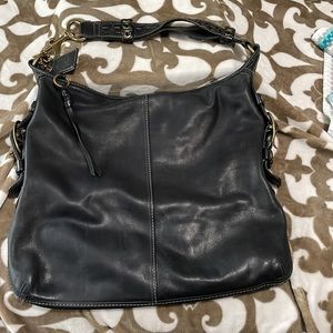 COACH XL Felicia Bleeker Leather Shoulder Bag